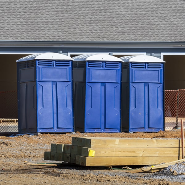 what is the maximum capacity for a single porta potty in Jacksonville MO